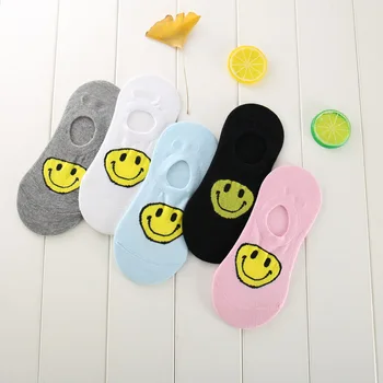5pairs/Lot Hot Sale Women Invisible Cotton Socks No Show Nonslip Loafer Liner Low Cut Cartoon Simle Printed Lady Necessity Socks
5pairs/Lot Hot Sale Women Invisible Cotton Socks No Show Nonslip Loafer Liner Low Cut Cartoon Simle Printed Lady Necessity Socks