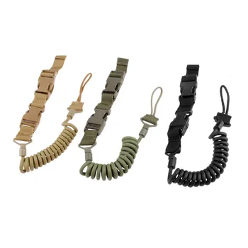 Tactical Sling Telescopic Hunting Pistol Hand Gun Secure Lanyard Spring Sling With Magic Tape Belt Nylon Webbing POM Buckle
Tactical Sling Telescopic Hunting Pistol Hand Gun Secure Lanyard Spring Sling With Magic Tape Belt Nylon Webbing POM Buckle