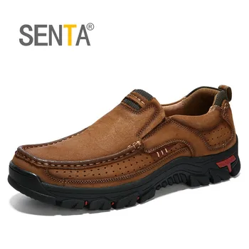 SENTA Men Hiking Shoes Cowhide Waterproof Mountain Shoes Man Outdoor Shoes Breathable Comfort Camping Hiking Trekking Sneakers
SENTA Men Hiking Shoes Cowhide Waterproof Mountain Shoes Man Outdoor Shoes Breathable Comfort Camping Hiking Trekking Sneakers