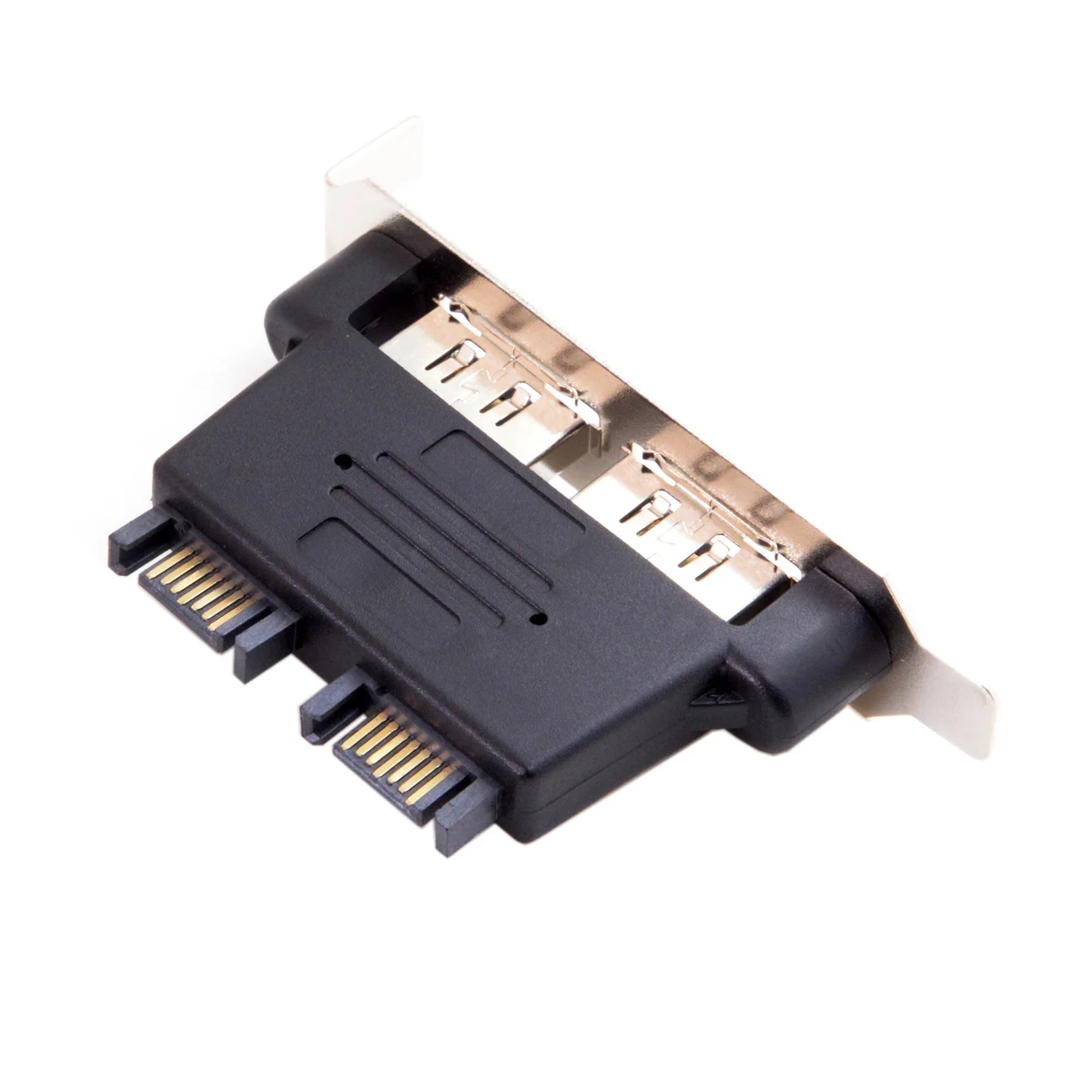 Esata 7Pin Adapter Dual Port SATA 7pin Adapter Male to Male with Low Profile PCI-E Bracket 80mm Length for small form factor PCs
Esata 7Pin Adapter Dual Port SATA 7pin Adapter Male to Male with Low Profile PCI-E Bracket 80mm Length for small form factor PCs