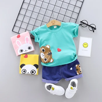 Baby Girls Clothes Set Summer Infant Boy Clothing Set Outfits Cartoon Cotton Outfits Shirt + Dnim Shorts Baby Children Clothing
Baby Girls Clothes Set Summer Infant Boy Clothing Set Outfits Cartoon Cotton Outfits Shirt + Dnim Shorts Baby Children Clothing