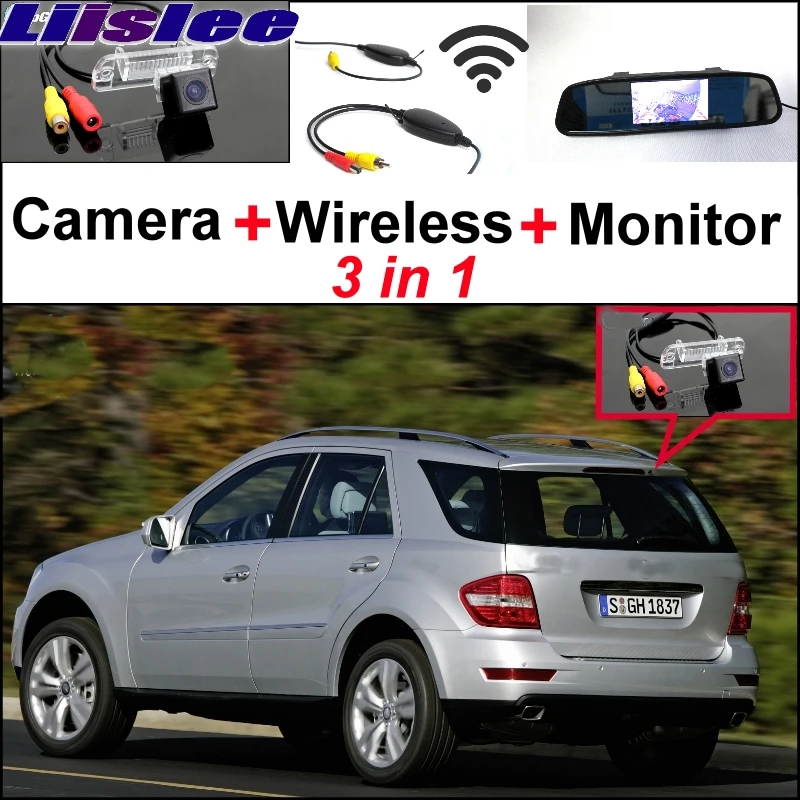 Liislee 3 in 1 Special WiFi Camera + Wireless + Mirror Monitor Rear View Parking Back Up System For Mercedes Benz ML M MB W164
Liislee 3 in 1 Special WiFi Camera + Wireless + Mirror Monitor Rear View Parking Back Up System For Mercedes Benz ML M MB W164