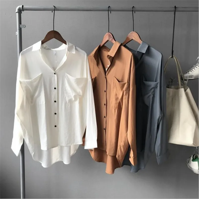 Loose White Women Blouse Shirt 2018 Spring Woman Blouses Boyfriend style Lady Elegant Loose Tops Large Casual Chiffon Blusas
Loose White Women Blouse Shirt 2018 Spring Woman Blouses Boyfriend style Lady Elegant Loose Tops Large Casual Chiffon Blusas