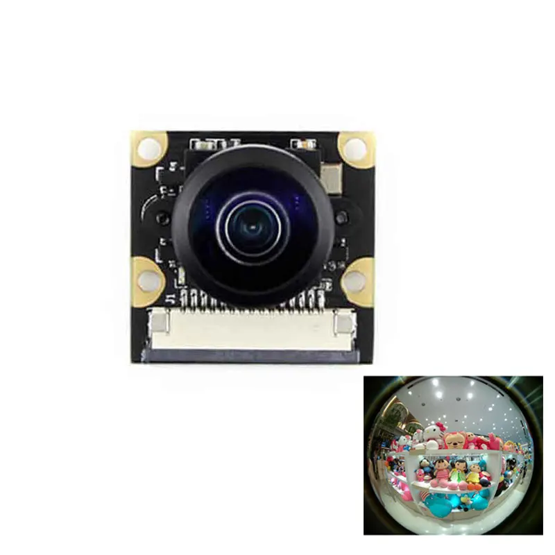 Raspberry Pi Camera module board Panoramic Wide Angle Fish Eye 222 degree Surveillance Lenses 1080p 5mp
Raspberry Pi Camera module board Panoramic Wide Angle Fish Eye 222 degree Surveillance Lenses 1080p 5mp