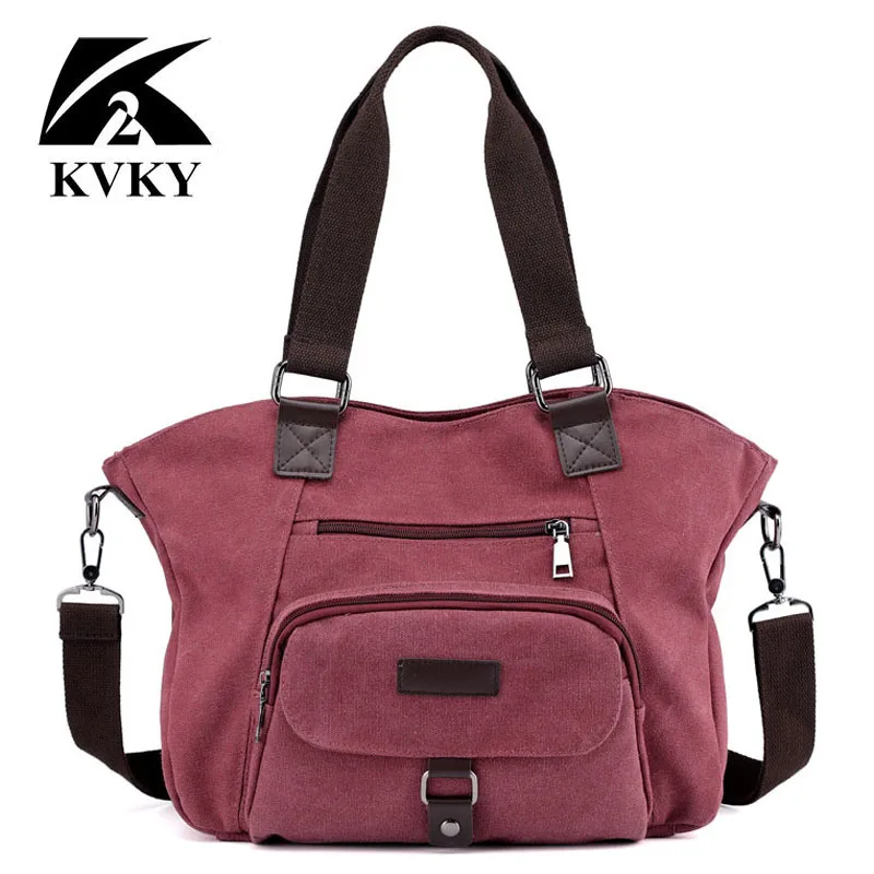 KVKY Brand Women's Canvas Bags Handbags Casual Canvas Shoulder Bags Vintage Crossbody Messenger Bags Female Tote Bags Trapeze
KVKY Brand Women's Canvas Bags Handbags Casual Canvas Shoulder Bags Vintage Crossbody Messenger Bags Female Tote Bags Trapeze