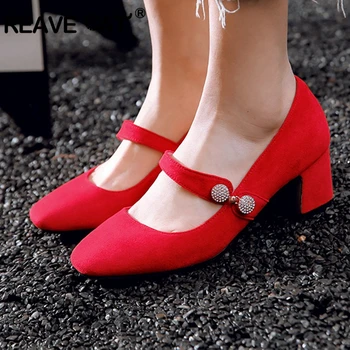 REAVE CAT Shoes woman High heels Ladies pumps Flock Buckle Rhinestone Glitter Square heels Round toe Black Red Lotus Cute A1650
REAVE CAT Shoes woman High heels Ladies pumps Flock Buckle Rhinestone Glitter Square heels Round toe Black Red Lotus Cute A1650