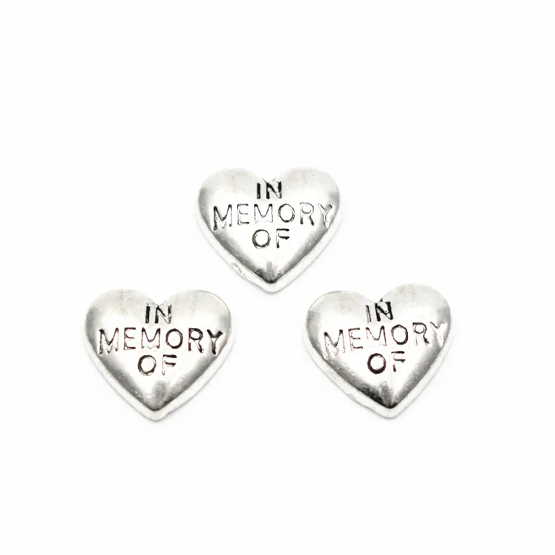 Hot selling 10pcs/lot ln memory of Heart Floating charms Alloy Charms Living glass Memory Lockets DIY woman Jewelry
Hot selling 10pcs/lot ln memory of Heart Floating charms Alloy Charms Living glass Memory Lockets DIY woman Jewelry