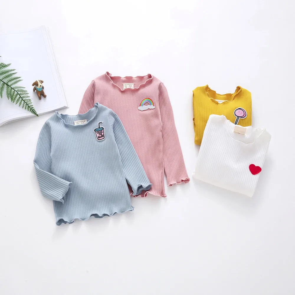 New Autumn Kid Baby Fashion T-Shirt Bottoming Shirt Toddler Baby Kids Boys Girls Cotton Solid Print T-shirt Tops Clothes Outfits
New Autumn Kid Baby Fashion T-Shirt Bottoming Shirt Toddler Baby Kids Boys Girls Cotton Solid Print T-shirt Tops Clothes Outfits