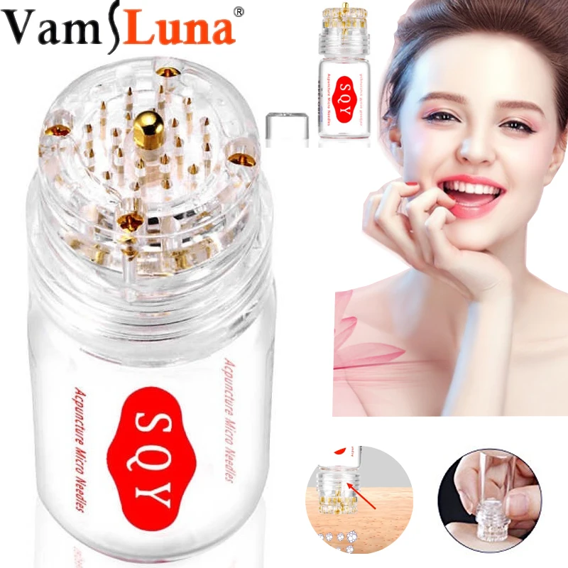 Reusable 20 Micro Needle Tool and Serum Applicator Bottle Anti-aging Skin Care Beauty SPA for Home Use
Reusable 20 Micro Needle Tool and Serum Applicator Bottle Anti-aging Skin Care Beauty SPA for Home Use