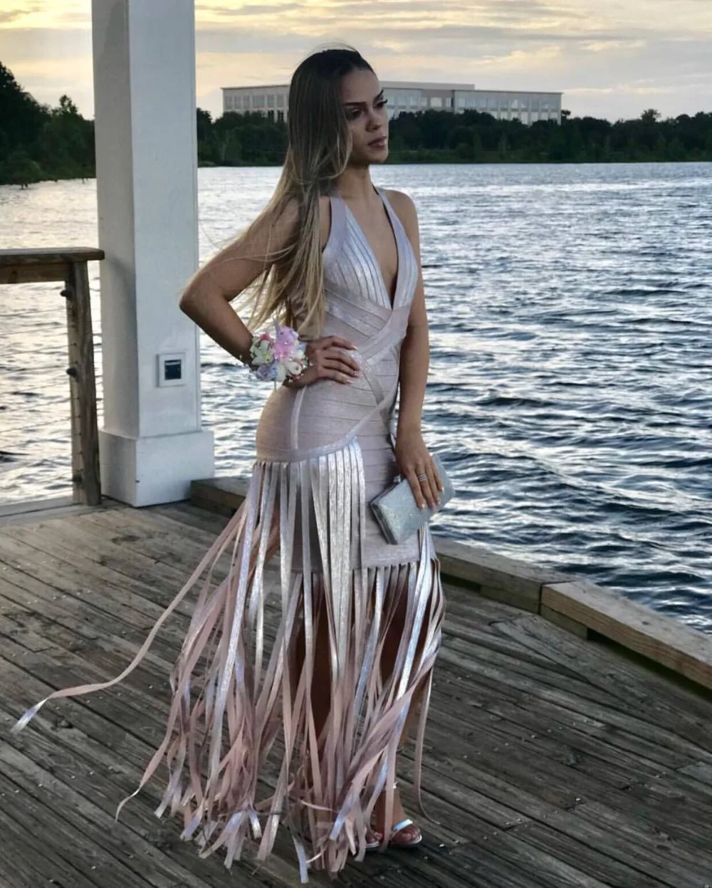 High Quality Long Dress Silver Gold Print Rayon Bandage Dress Cocktail Party Dress
High Quality Long Dress Silver Gold Print Rayon Bandage Dress Cocktail Party Dress