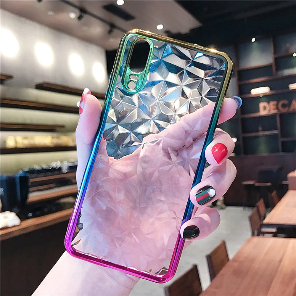 Cover For Huawei Mate 20 10 Pro P20 P30 P10 P9 P8 Lite Nova 3i 3 2i Plating Case Honor 8C 8A 7A 10 Lite 3D Diamond Gradient Case
Cover For Huawei Mate 20 10 Pro P20 P30 P10 P9 P8 Lite Nova 3i 3 2i Plating Case Honor 8C 8A 7A 10 Lite 3D Diamond Gradient Case