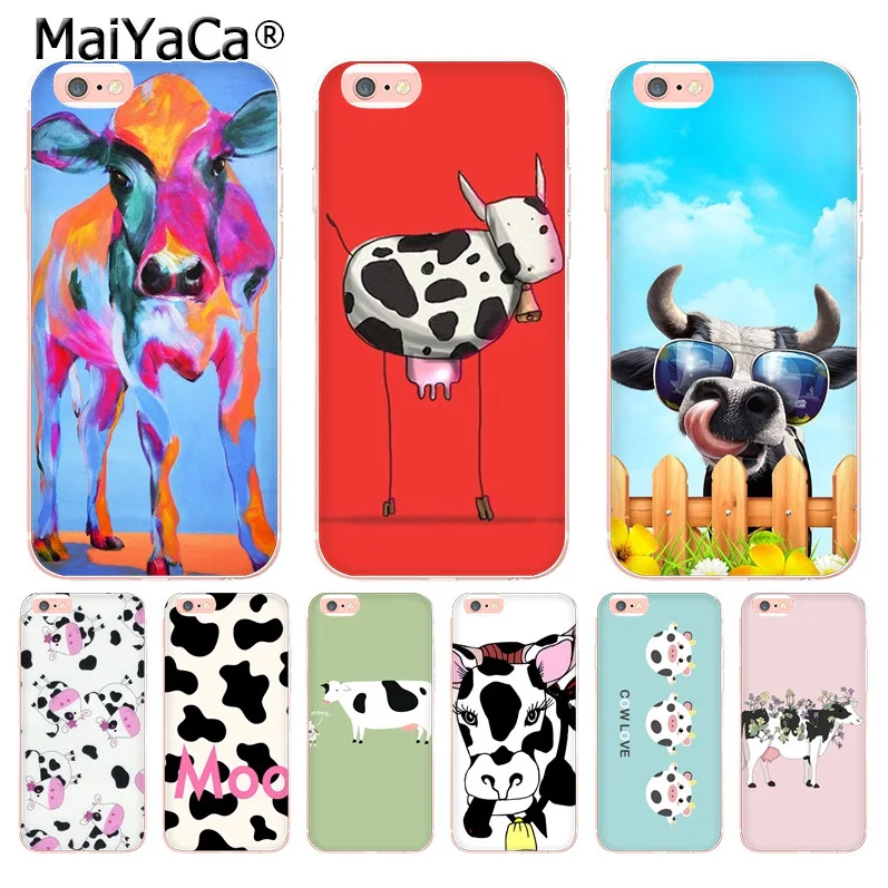 MaiYaCa Animal Cute Cow face Transparent phone case for iphone 11 Pro 8 7 6 6S Plus X 5 5S XS XR XSMAX
MaiYaCa Animal Cute Cow face Transparent phone case for iphone 11 Pro 8 7 6 6S Plus X 5 5S XS XR XSMAX