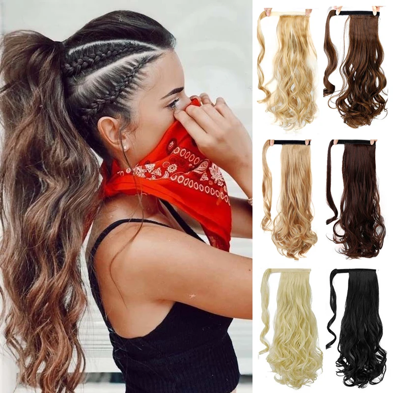 MSTN Long Straight Curly Real Natural Ponytail Clip In PonyTail Hair Extensions Wrap Around on Synthetic Hair Piece for Women
MSTN Long Straight Curly Real Natural Ponytail Clip In PonyTail Hair Extensions Wrap Around on Synthetic Hair Piece for Women