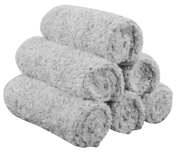 Sinland Microfiber Bamboo Charcoal Fiber Hand Face Towel Facial Washcloths Makeup Remover Cloth 12Inchx12Inch 6 Pack Light Grey
Sinland Microfiber Bamboo Charcoal Fiber Hand Face Towel Facial Washcloths Makeup Remover Cloth 12Inchx12Inch 6 Pack Light Grey