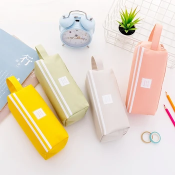 MIRUI Portable 2 level Large Capacity Canvas Pencil Case Bag fabric Pen Box solid color Zipper bag School Supplies Stationery
MIRUI Portable 2 level Large Capacity Canvas Pencil Case Bag fabric Pen Box solid color Zipper bag School Supplies Stationery