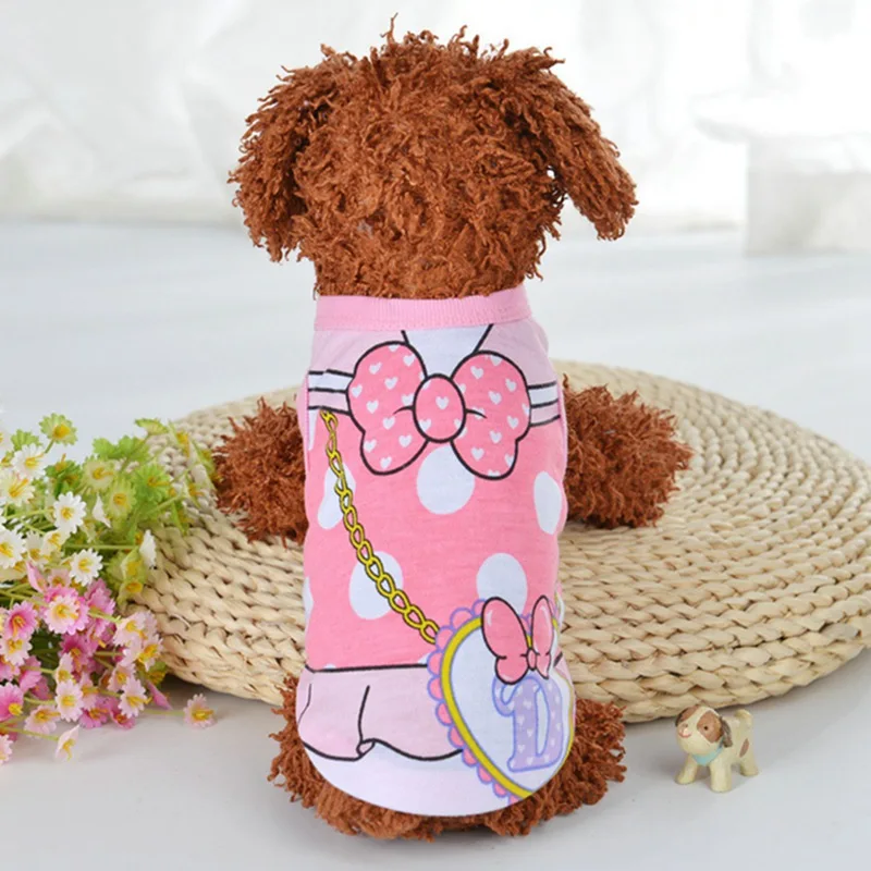 Cute Pet Puppy Winter Vest Small Dog Cat Dogs Clothing Cartoon Printed Cotton T Shirt Apparel Clothes Dog Shirt For Small Dogs H
Cute Pet Puppy Winter Vest Small Dog Cat Dogs Clothing Cartoon Printed Cotton T Shirt Apparel Clothes Dog Shirt For Small Dogs H