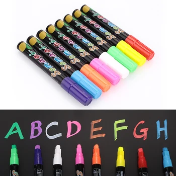 Liquid Chalk Pen 8pcs LED Writing Board Art Marker School Supplies Highlighter Student Smooth Teacher Stationery Office
Liquid Chalk Pen 8pcs LED Writing Board Art Marker School Supplies Highlighter Student Smooth Teacher Stationery Office