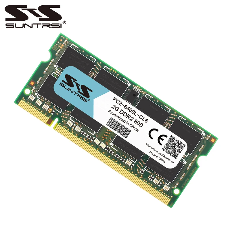 

Suntrsi Laptop Memory DDR2 2GB 1.8V 240Pin Memoria RAM 800Mhz DDR2 for Notebook