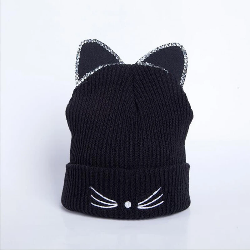 BINGYUANHAOXUAN Winter Beanies Solid Color Hat Women Plain Warm Soft Beanie Skull Knit Cap Hats Knitted Cat Ear Hats For Women
BINGYUANHAOXUAN Winter Beanies Solid Color Hat Women Plain Warm Soft Beanie Skull Knit Cap Hats Knitted Cat Ear Hats For Women