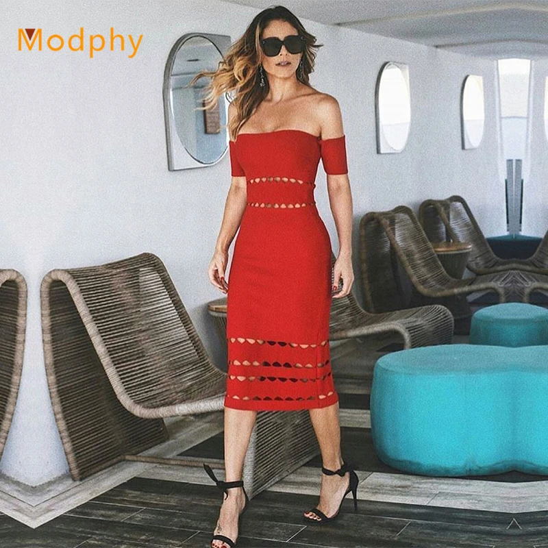 2018 New Sexy Elegant hollow out Bandage Dress Women solid off the shoulder Vestidos Evening Party Drop shipping HL181 
2018 New Sexy Elegant hollow out Bandage Dress Women solid off the shoulder Vestidos Evening Party Drop shipping HL181
