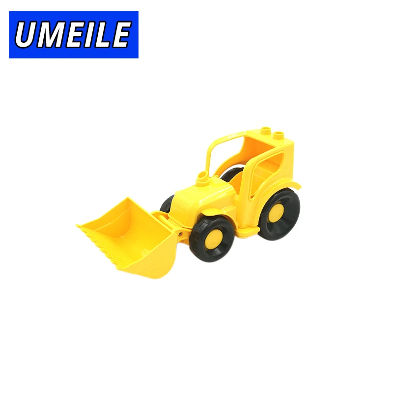 UMEILE Brand Original City Engineering Fork Machine Arth Scraper Model Big Building Block Baby Toys Gift Compatible with Duplo
UMEILE Brand Original City Engineering Fork Machine Arth Scraper Model Big Building Block Baby Toys Gift Compatible with Duplo