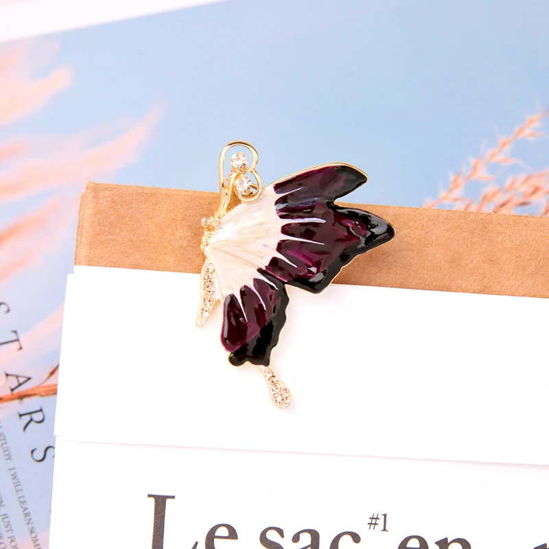 Dancing Butterfly Brooch Colored Delicate Enamel Suit Pins For Elegant Women Fashion Jewelry New Arrival
Dancing Butterfly Brooch Colored Delicate Enamel Suit Pins For Elegant Women Fashion Jewelry New Arrival
