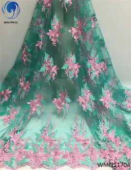 BEAUTIFICAL green lace fabrics tulle lace fabric flowers pattern with stones decoration materials 5yards/lot for lady WMN117
BEAUTIFICAL green lace fabrics tulle lace fabric flowers pattern with stones decoration materials 5yards/lot for lady WMN117