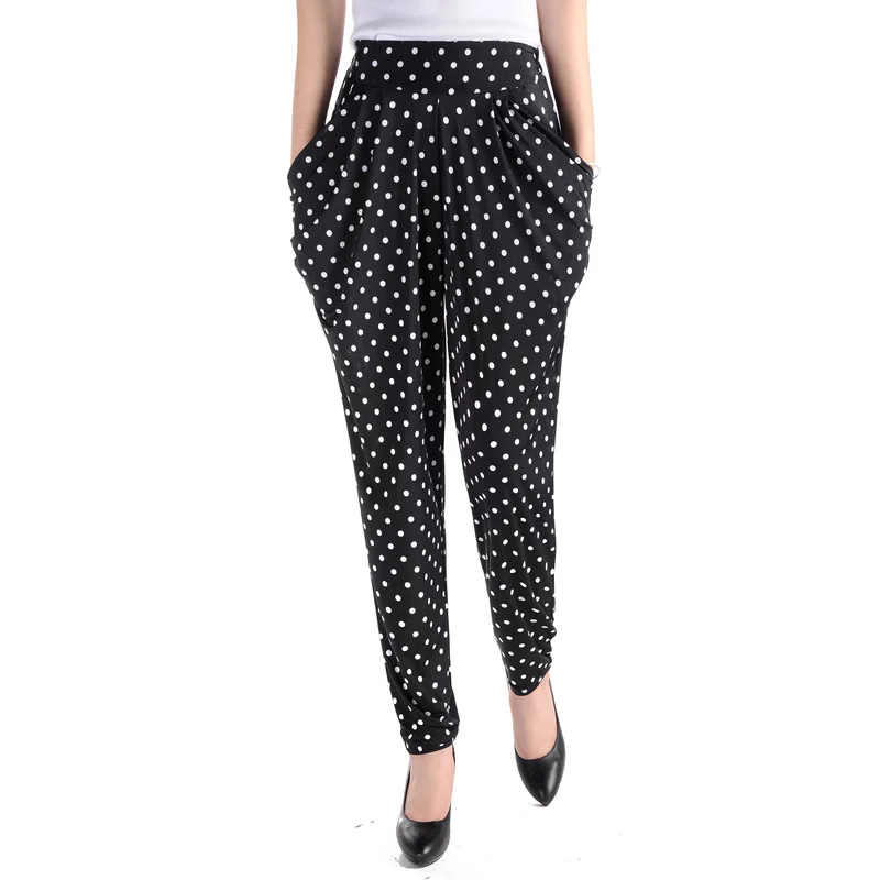 Women plus size 3xl 4xl Leopard dots print harem silk long pants female spring summer bodycon loose casual trousers 38
Women plus size 3xl 4xl Leopard dots print harem silk long pants female spring summer bodycon loose casual trousers 38