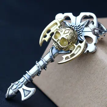 silver wholesale 925 sterling silver pendant by hand Personality non-mainstream skeleton male money Thai silver pendant
silver wholesale 925 sterling silver pendant by hand Personality non-mainstream skeleton male money Thai silver pendant