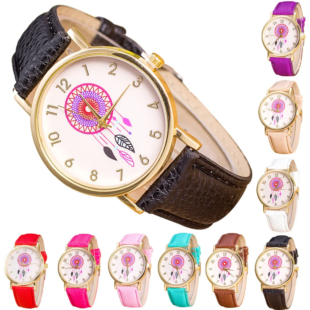 Women dress watch quarzt dream catcher Pattern Watches relojes mujer PU leather casual clock Relojes mujer 2017 free shipping
Women dress watch quarzt dream catcher Pattern Watches relojes mujer PU leather casual clock Relojes mujer 2017 free shipping