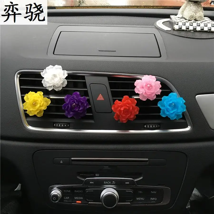 Exquisite plastic Colorful Rose flower car accessories styling Beautiful car perfume Air refreshing agent for air conditioner
Exquisite plastic Colorful Rose flower car accessories styling Beautiful car perfume Air refreshing agent for air conditioner