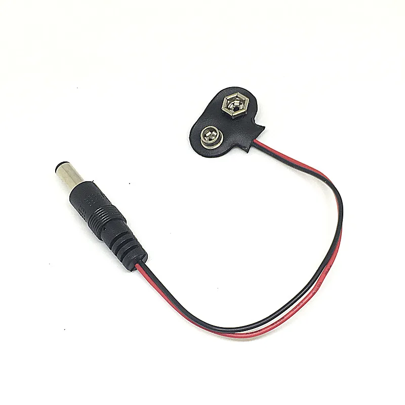 5PCS Experimental 9V Battery Snap Power Cable to DC 9V Clip Male Line Battery Adapter For Arduino DIY Jack Connector
5PCS Experimental 9V Battery Snap Power Cable to DC 9V Clip Male Line Battery Adapter For Arduino DIY Jack Connector