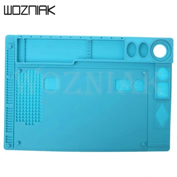 Soldering Mat Heat Resistant, BGA Soldering Station and Electronics Repair Disassembly Multi-function Silicone Mat Table Pad
Soldering Mat Heat Resistant, BGA Soldering Station and Electronics Repair Disassembly Multi-function Silicone Mat Table Pad