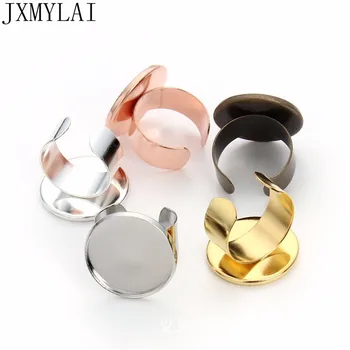 20 PCS 16mm 18mm 20mm Round Cabochon Base Metal Copper Ring Bezel Blank Adjustable Ring Setting For Jewelry Making
20 PCS 16mm 18mm 20mm Round Cabochon Base Metal Copper Ring Bezel Blank Adjustable Ring Setting For Jewelry Making