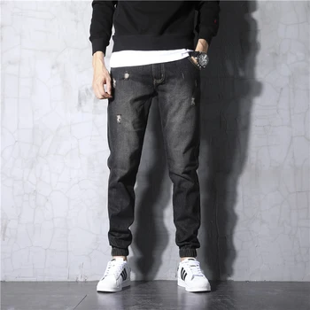 Japanese Style Vintage Men Jeans Black Color Slim Fit Ripped Joggers Jeans Men Fashion Streetwear Hip Hop Jeans Pants
Japanese Style Vintage Men Jeans Black Color Slim Fit Ripped Joggers Jeans Men Fashion Streetwear Hip Hop Jeans Pants