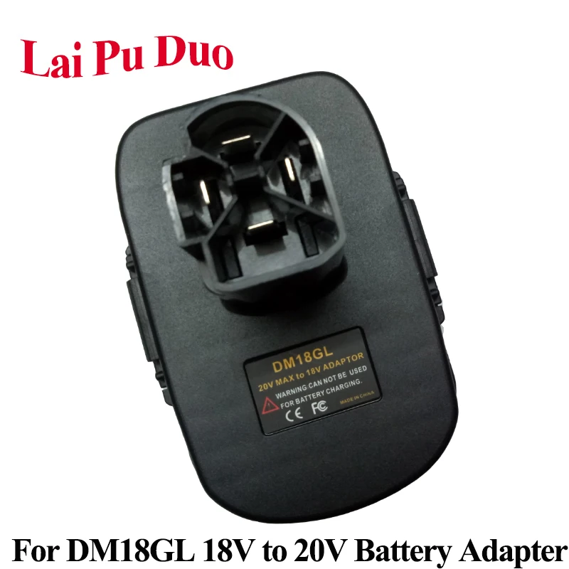 DM18GL 18V To 20V Battery Adapter for Dewalt 18V and For Milwaukee 18V Adapter For Craftsman 19.2V Li-Ion Nickel Batteries
DM18GL 18V To 20V Battery Adapter for Dewalt 18V and For Milwaukee 18V Adapter For Craftsman 19.2V Li-Ion Nickel Batteries