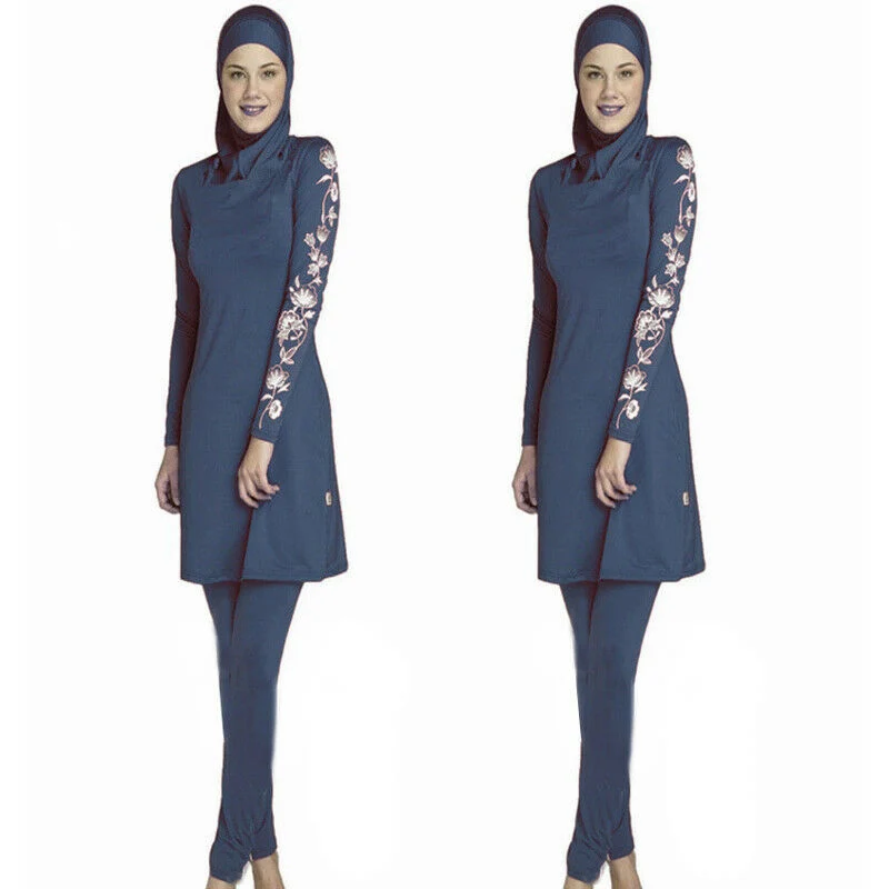 Modesty Bearwear Burkini Bathing suit Swimwear Muslim Full Cover Islamic Long Sleeve Costumes Swimming 3 Piece
Modesty Bearwear Burkini Bathing suit Swimwear Muslim Full Cover Islamic Long Sleeve Costumes Swimming 3 Piece