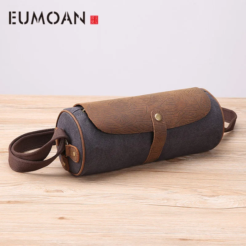 EUMOAN Canvas bucket bag, male tide drum bag, casual oblique cross-chest bag, retro personality one-shoulder women's bag
EUMOAN Canvas bucket bag, male tide drum bag, casual oblique cross-chest bag, retro personality one-shoulder women's bag