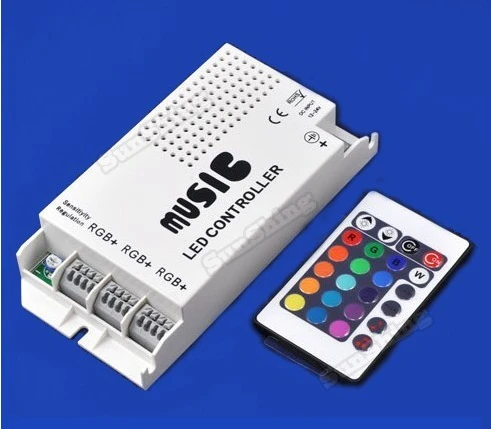 Light Controller Light Strip Controller RGB LED spotlight Controller 12-24V 3 Way-output Wireless Music LED IR Remote Controller
Light Controller Light Strip Controller RGB LED spotlight Controller 12-24V 3 Way-output Wireless Music LED IR Remote Controller