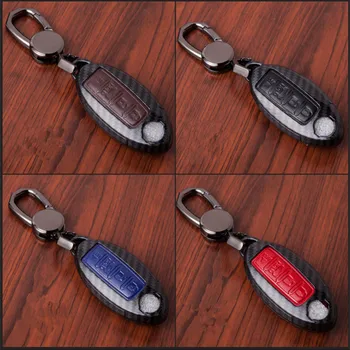WFMJ Carbon Fiber Paint Leather 4 Buttons Key Case Cover Chain for Nissan Armada Altima Maxima Murano Quest Rogue Sentra Versa 
WFMJ Carbon Fiber Paint Leather 4 Buttons Key Case Cover Chain for Nissan Armada Altima Maxima Murano Quest Rogue Sentra Versa