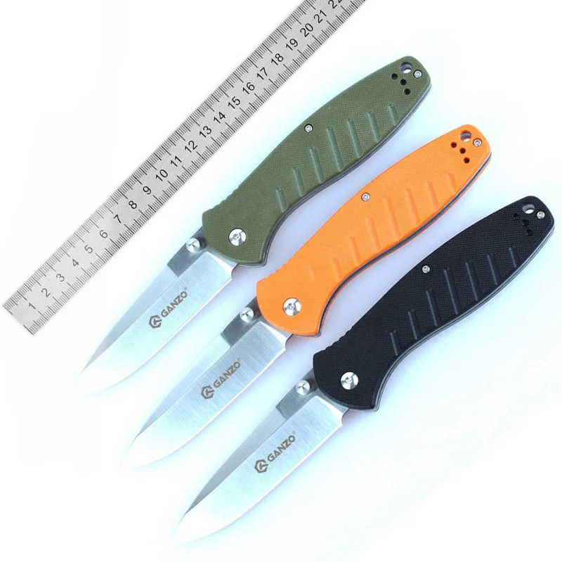 Ganzo G738 Top Military Folding Knife 440C Blade G10 Handle Hunting Outdoor Camping Survival Tactical Utility Edc Multi Tools
Ganzo G738 Top Military Folding Knife 440C Blade G10 Handle Hunting Outdoor Camping Survival Tactical Utility Edc Multi Tools
