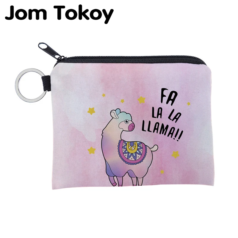 Jomtokoy Alpaca printing waterproof Purse Card Key Pouch Small Zipper Coin Purse Card Holder Mini Square Wallet lqb3014
Jomtokoy Alpaca printing waterproof Purse Card Key Pouch Small Zipper Coin Purse Card Holder Mini Square Wallet lqb3014
