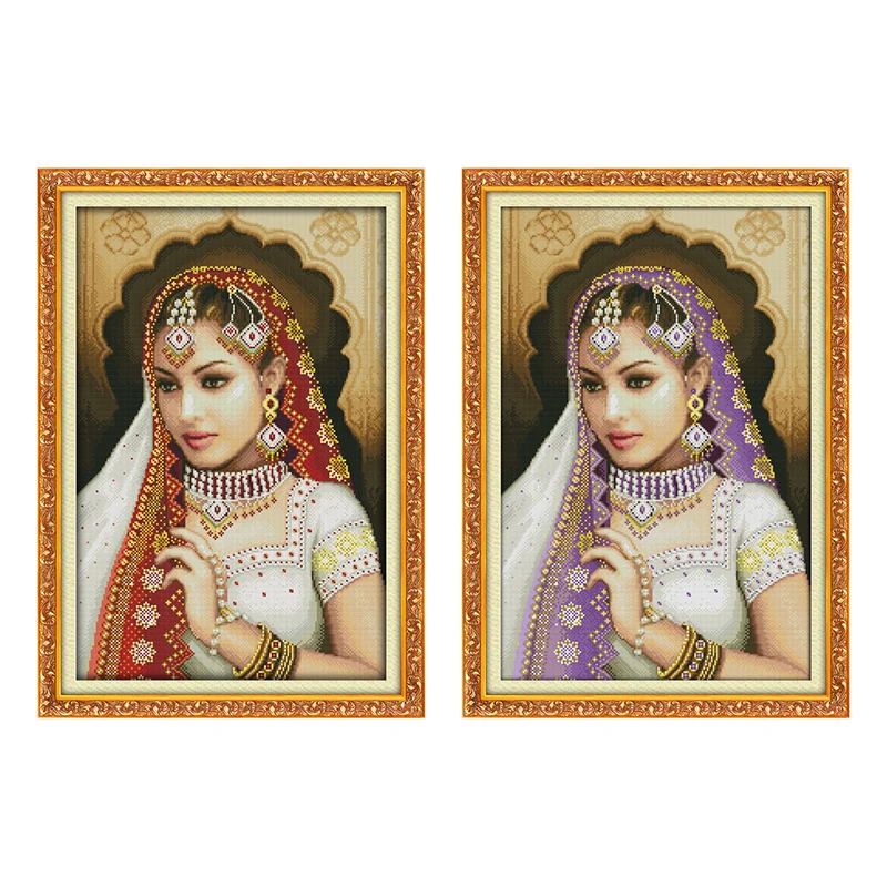 Joy Sunday Oriental beauty Chinese cross stitch kits Ecological cotton clear stamped printed 14CT 11CT DIY wedding decoration
Joy Sunday Oriental beauty Chinese cross stitch kits Ecological cotton clear stamped printed 14CT 11CT DIY wedding decoration