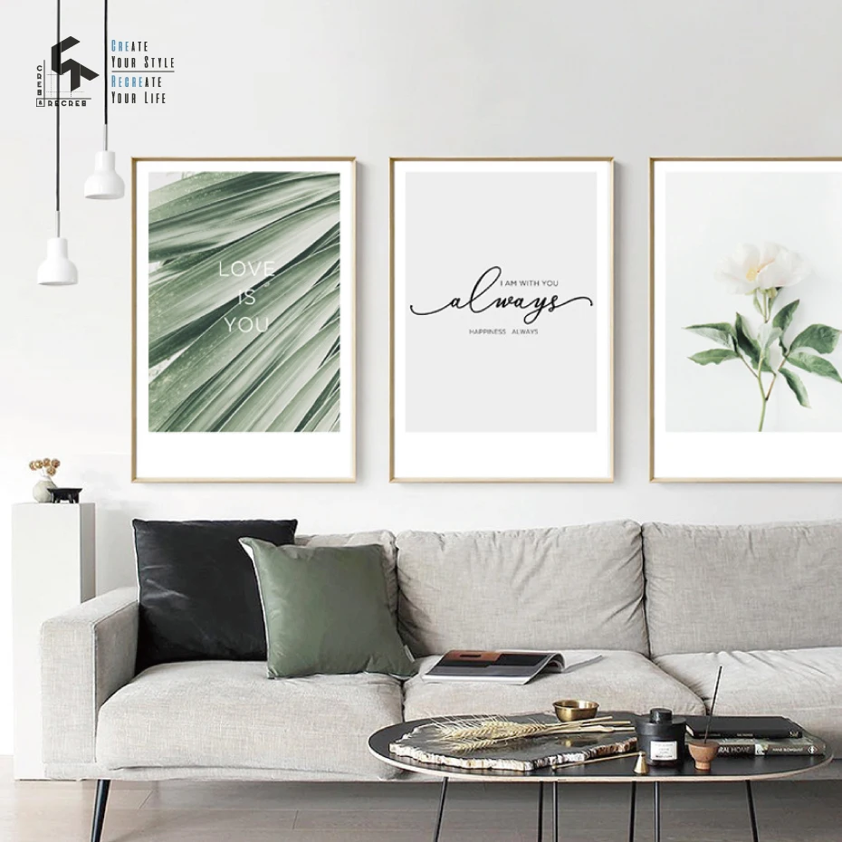 CREATE&RECREATE Nordic Poster Flower Leaf Love Posters And Prints Wall Art Canvas Painting Home Decorative Pictures CR1810115014
CREATE&RECREATE Nordic Poster Flower Leaf Love Posters And Prints Wall Art Canvas Painting Home Decorative Pictures CR1810115014