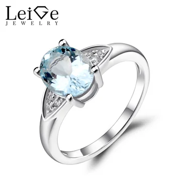 Leige Jewelry Natural Aquamarine Ring Blue Gemstone Oval Shaped Wedding Engagement Rings for Women Sterling Silver 925 Jewelry
Leige Jewelry Natural Aquamarine Ring Blue Gemstone Oval Shaped Wedding Engagement Rings for Women Sterling Silver 925 Jewelry