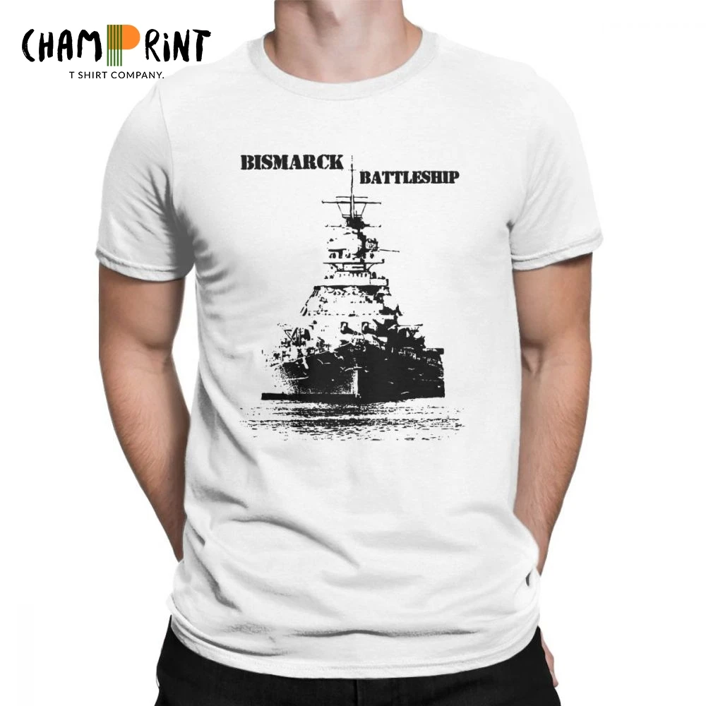 Wehrmacht Bismarck Battleship T-Shirts for Men Casual 100% Cotton Tee Round Collar Short Sleeve T Shirts Graphic Printed Tops
Wehrmacht Bismarck Battleship T-Shirts for Men Casual 100% Cotton Tee Round Collar Short Sleeve T Shirts Graphic Printed Tops