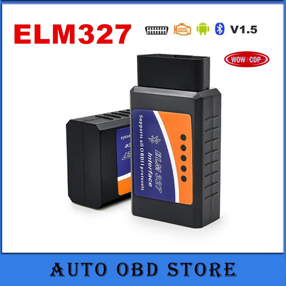 New arrival ELM 327 V1.5 version Bluetooth ELM327 OBDII / OBD2 Version 1.5 Vehicle Diagnostic Scanner Reader Works On Android
New arrival ELM 327 V1.5 version Bluetooth ELM327 OBDII / OBD2 Version 1.5 Vehicle Diagnostic Scanner Reader Works On Android
