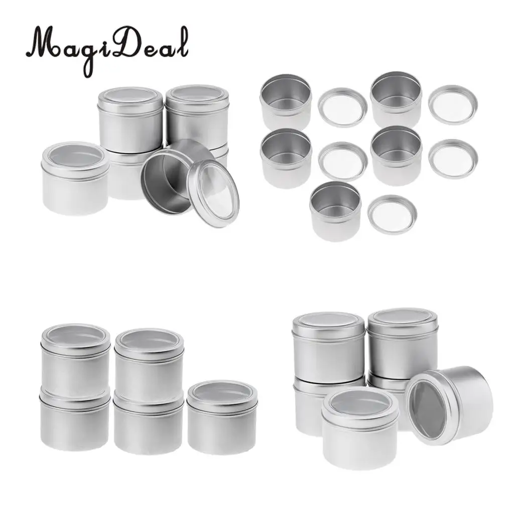 22Pcs 60ml And 100ml Silver Window Design Aluminum Jars Cosmetic Pot Bottle Cream Sample Food Packaging Containers
22Pcs 60ml And 100ml Silver Window Design Aluminum Jars Cosmetic Pot Bottle Cream Sample Food Packaging Containers
