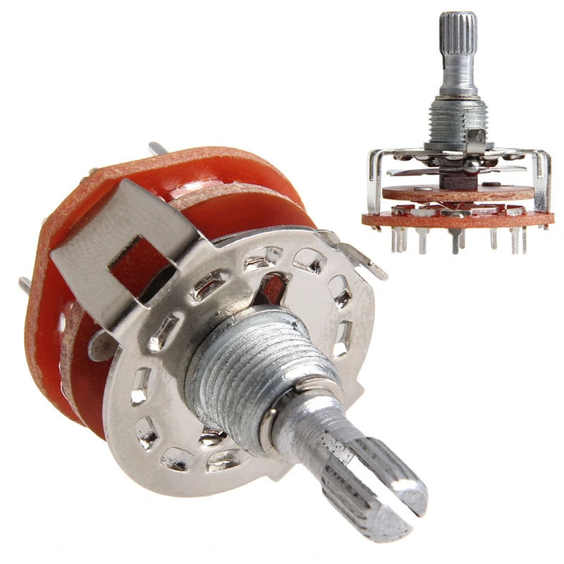 Shaft Panel Mount 2P5T Rotary Switch Selector Band 2 Pole Position 5 RS25 W-store Jan14 
Shaft Panel Mount 2P5T Rotary Switch Selector Band 2 Pole Position 5 RS25 W-store Jan14