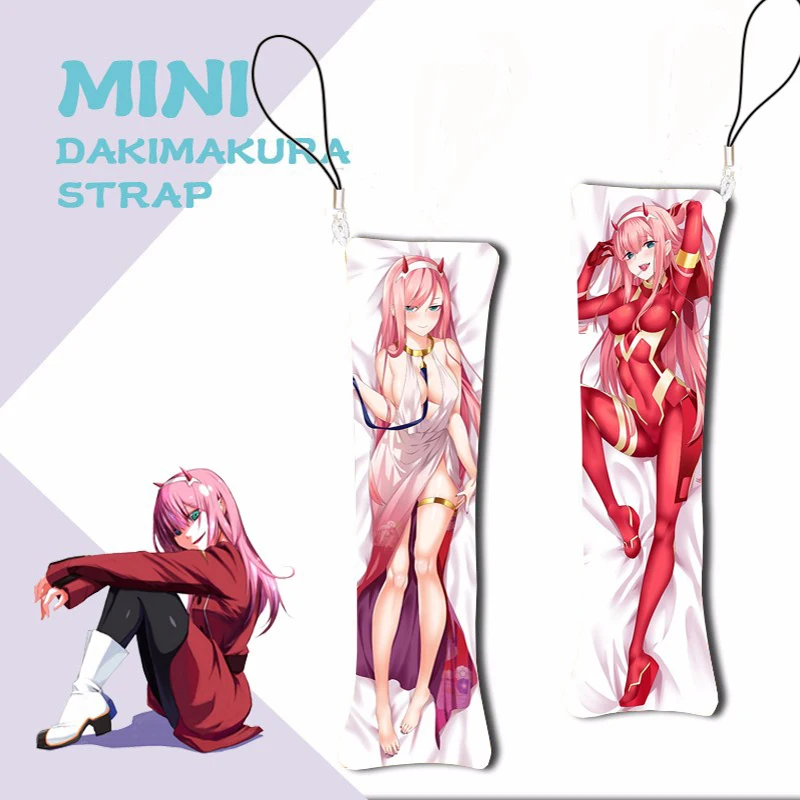 Anime Mini Dakimakura Anime DARLING in the FRANXX Zero Keychain Pillow Hanging Ornament Phone Strap 1PCS
Anime Mini Dakimakura Anime DARLING in the FRANXX Zero Keychain Pillow Hanging Ornament Phone Strap 1PCS